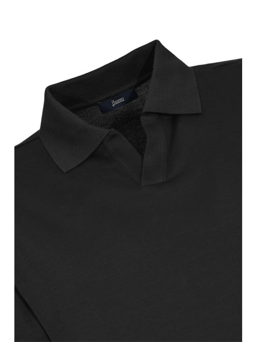 Polo in maglia di cotone Nero Herno | JV000004U 520599300